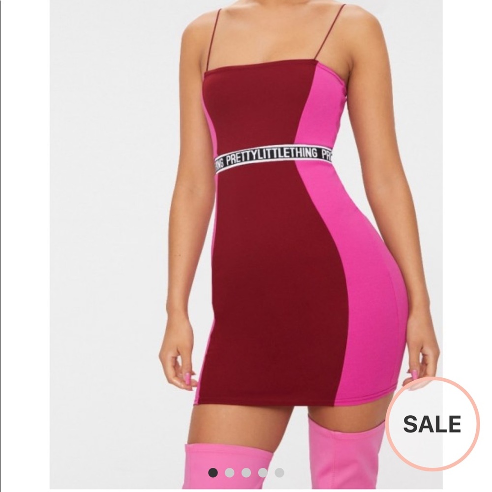 Mini Pink and Red Pretty Little Thing Dress! HOT!